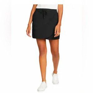 NWT Eddie Bauer Ladies' Tulip Hem Skort, UPF 50+ Sun Protection color Black